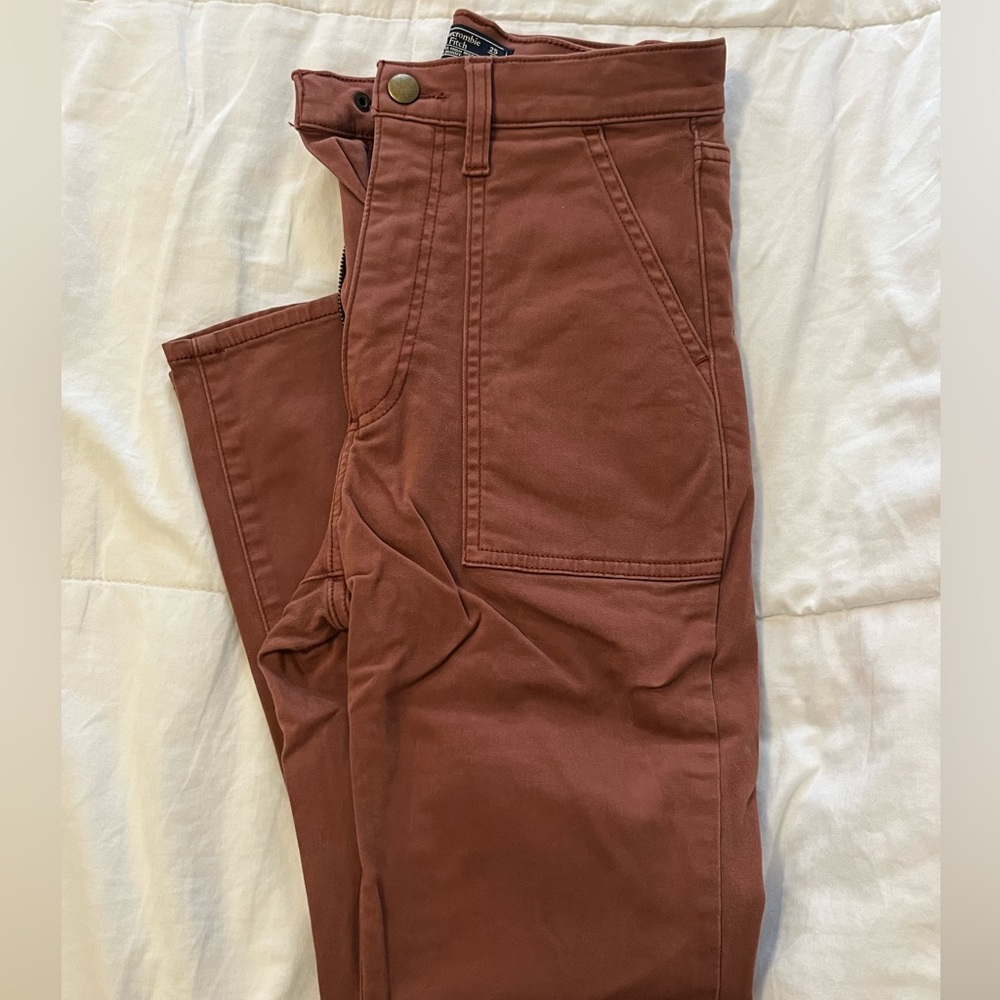 Abercrombie & Fitch Ultra high rise super skinny ankle